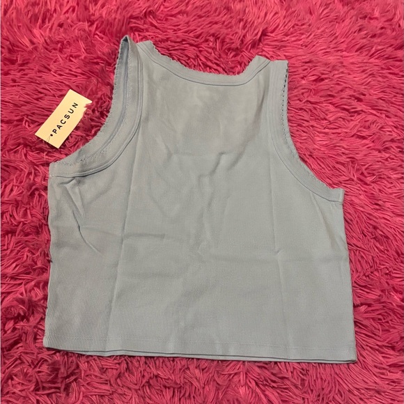 Pacsun Scalloped Stitch Sleeveless Tank Top Women Size Medium - Picture 5 of 11